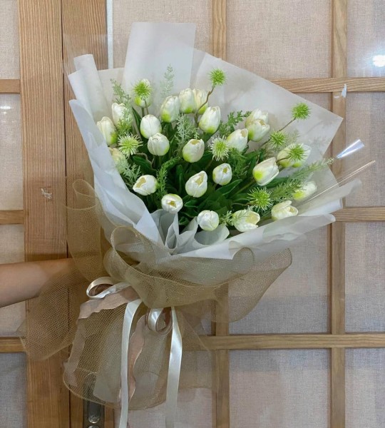 BÓ HOA TULIP CAO SU NON